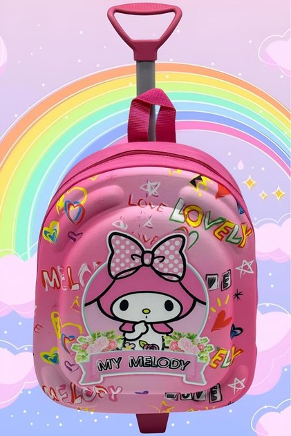 2-6 Years Old Kindergarten Nursery My Melody 3D Colorful Eva Printed Girls' Daily Backpack and School Bag Bags