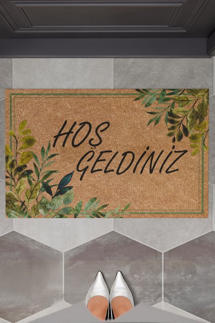 Leaf Decorative Multi-Purpose Interior and Exterior Door Mat