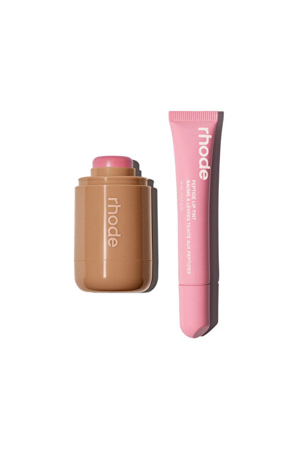 Rhode チークpiggy　リップ ribbon　セット rhode Piggy Allık & Ribbon Lip Tint Set - Fiyatı, Yorumları