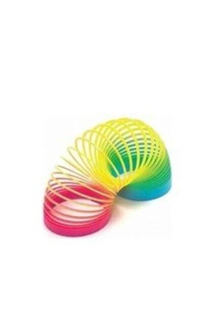 2 Large Size Rainbow Colored Stress Springs