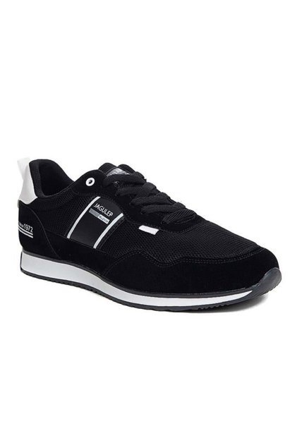 Bugatti Leather Anorak Anatomical Men's Sneaker Black White