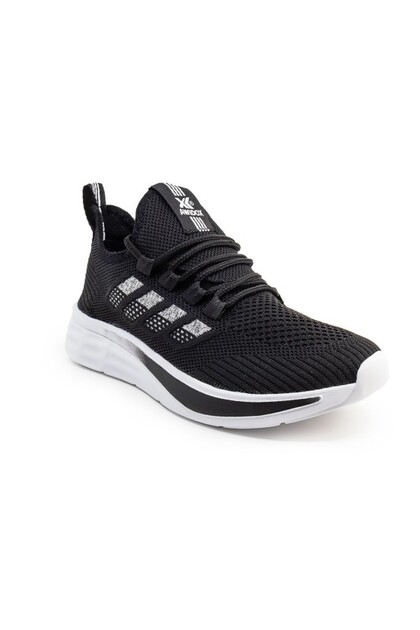 Knitwear Sneaker 910-25: Black White Anatomical Fit 36-40 Sizes