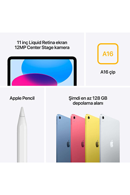 Apple 11-inch iPad Wi-Fi 256GB - Sarı - Fiyatı, Yorumları