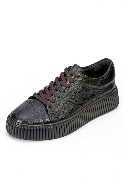 Mattias Brown Men's Genuine Leather Handmade Sneakers