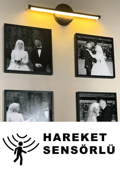 Hareket Sensörlü Pilli Bantlı Aplik Lamba