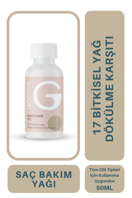 Goccia Dökülme Karşıtı | Besleyici | Hızlı Uzatan Saç Bakım Yağı 50ML