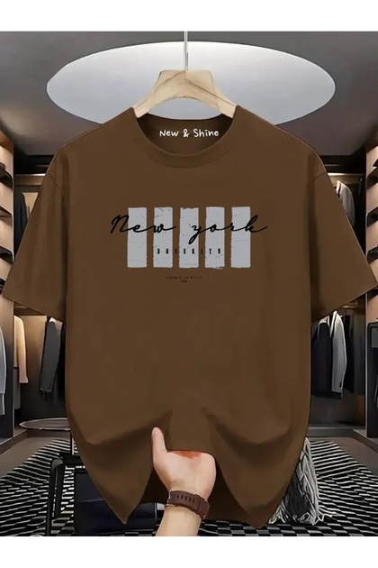 New York Brooklyn Printed Oversize T-Shirt