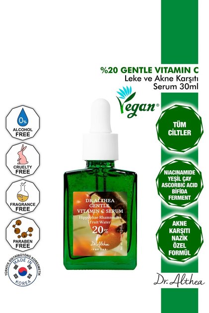 Gentle 20% Vitamin C Serum - Anti-Blemish - 30ml