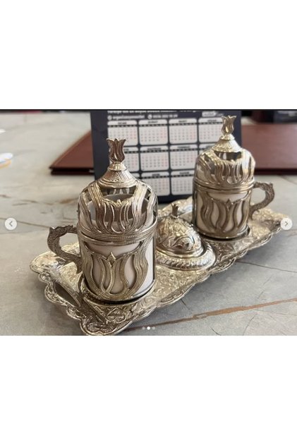 Turkish Coffee Cup Arabic 2-Person Coffee Set Coffee Mirra Espresso Coffee Cup Set of 2