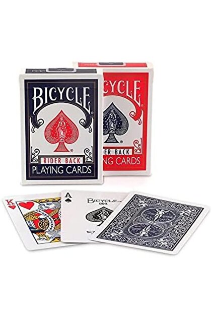 Bicycle Rider Back Ikili Deste Mavi Ve Kırmızı - Fiyatı, Yorumları