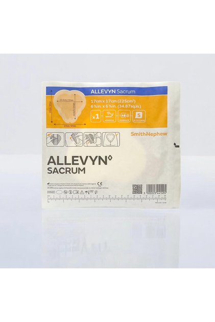 Allevyn Sacrum Köpük, Sakrum Kalça Yara Örtüsü Bası Ve Yatak Yarası Tedavisi 17x17cm 1 Adet