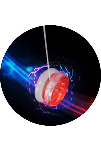 LRS STORE Işıklı Yoyo Nostaljik Topaç Oyuncak Kaliteli Rulmanlı