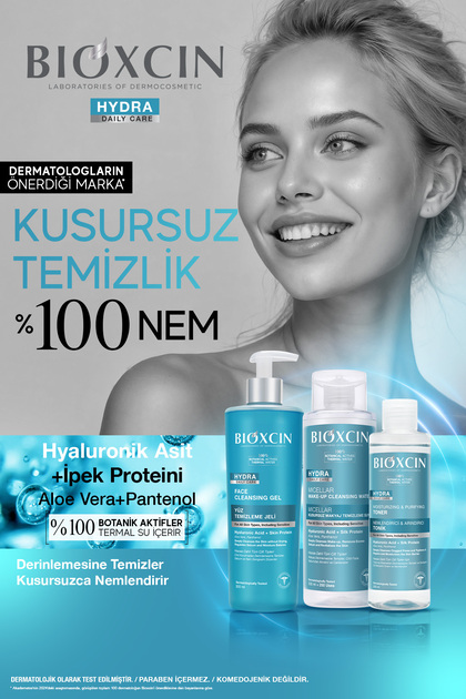 Bioxcin Hydra Kuru Ve Hassas Ciltler İçin Yüz Temizleme Jeli 500