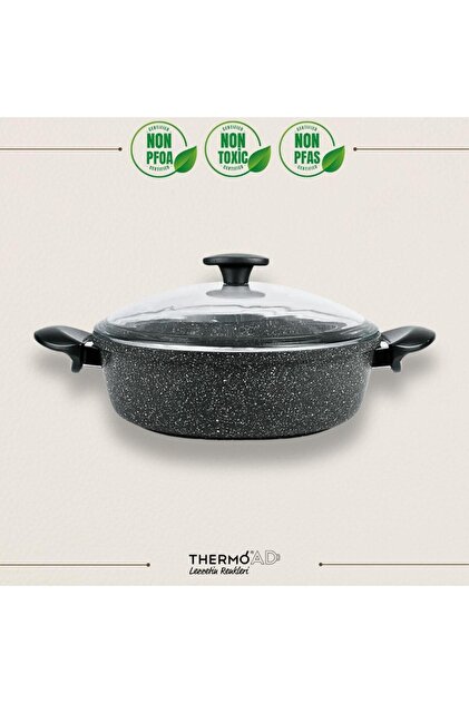 ThermoAD | Karnıyarık Tenceresi | Love Serisi | 22 Cm | Gri
