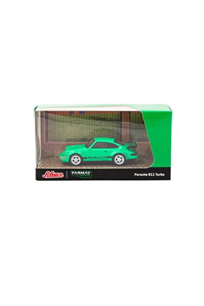 Genel Markalar Schuco X Tarmac Works 1/64 Porsche 911 Turbo Green