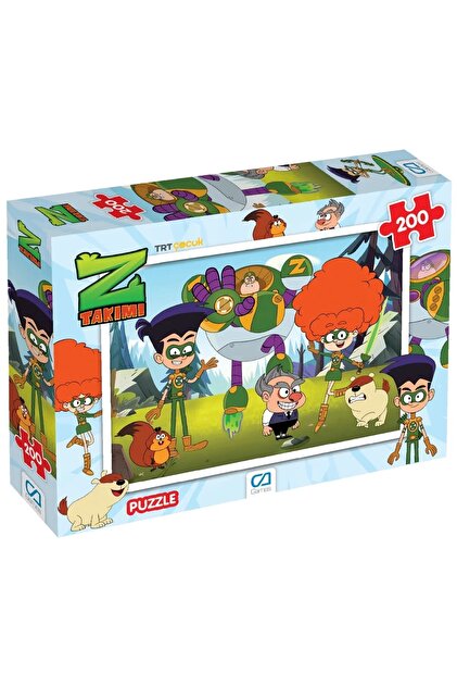 CA Games (2'Lİ SET) Z-Takımı Lisanslı 200 - 100 Parça Çocuk Puzzle