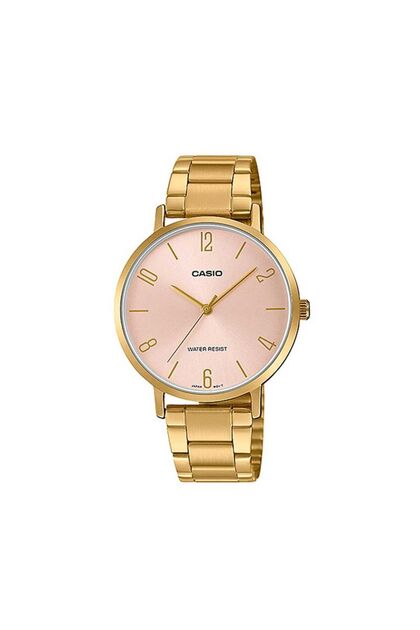 Casio Women's 34mm Rose Gold Stainless Steel Analog Quartz Watch