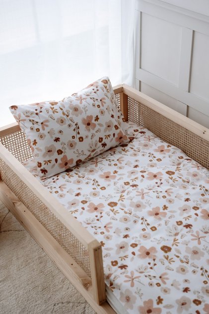 Flower Garden Montessori Duvet Cover Set (100X200) - Floral Joys