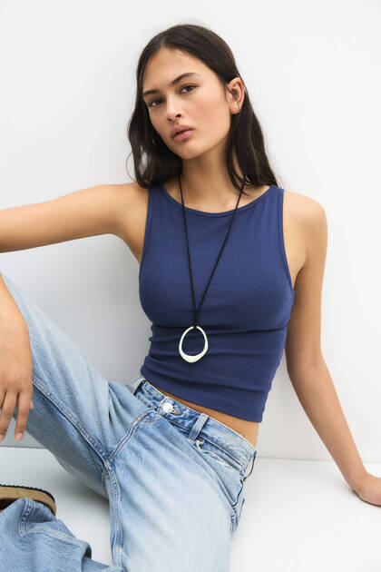Pull & Bear Basic kolsuz top - Fiyatı, Yorumları