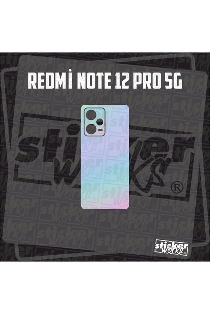 Redmi Note 12 Pro Compatible 5g Back Cover Sticker 5D Carbon Case Not