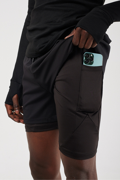 Pantaloni scurți pentru bărbați Extreme Pro Short Tights, negri