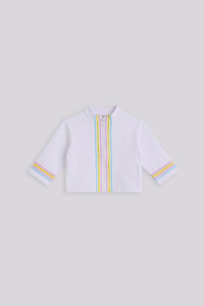 BG Store Kız Bebek Beyaz Eşofman Üstü