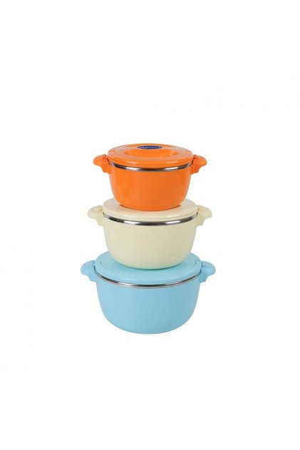 SET 3 CASEROLE TERMICE 2 + 4 + 6 L, BELLY BLUE