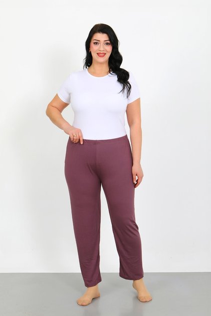 Women's Plus Size Plum Single Bottom Pajamas 27555