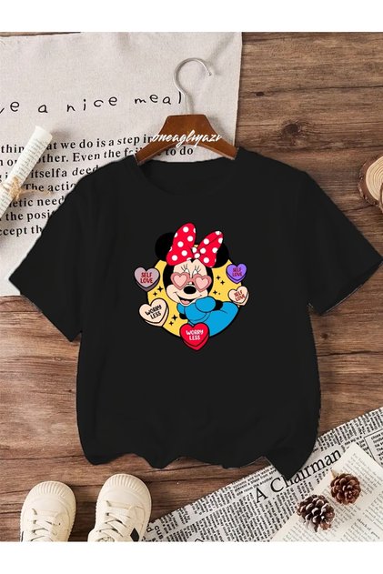 Minnie Printed Children's Oversize T-Shirt
