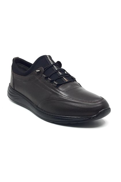 Bayakara 100% Leather Comfortable Men's Daily Summer Loose Stretch Large Size Shoes 48-50