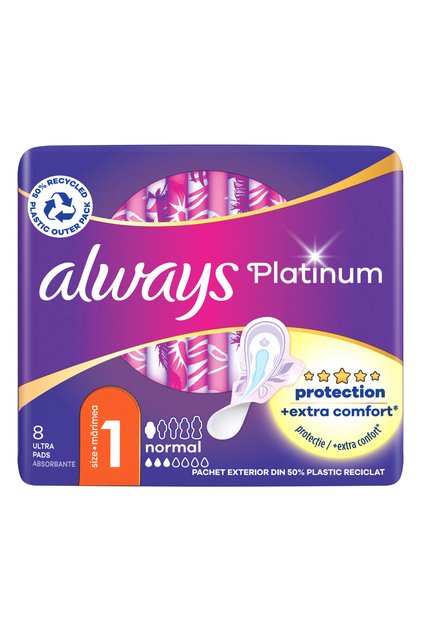 ABSORBANTE 8BUC PLATINUM ULTRA NORMAL PLUS