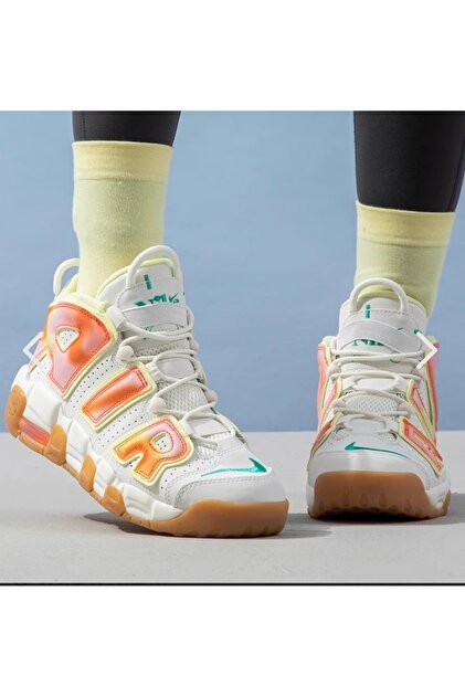 Nike Air More Uptempo (Gs) kadın çocuk sneaker FB7702-100 ASLAN