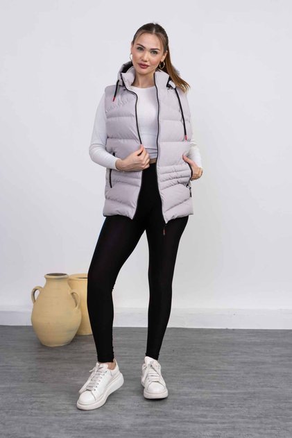 Waterproof Women's Vest Detachable Hooded Vest Comfortable Fit