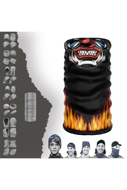 ® Extreme Skull Clown Clown Buff Paphos Neck Collar Bandana