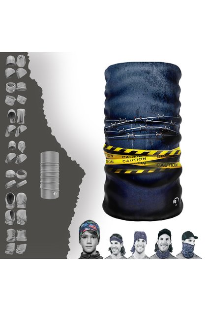 Extreme Caution Buff Neck Gaiter Bandana Balaklava