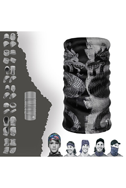 Dragon "tacky" Sportsman Seamless Tube Neck Collar Bandana Buff Buff Hairband