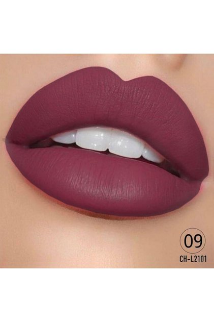 أحمر شفاه CH-L2101 رومانسي صغير غير لامع، W09
