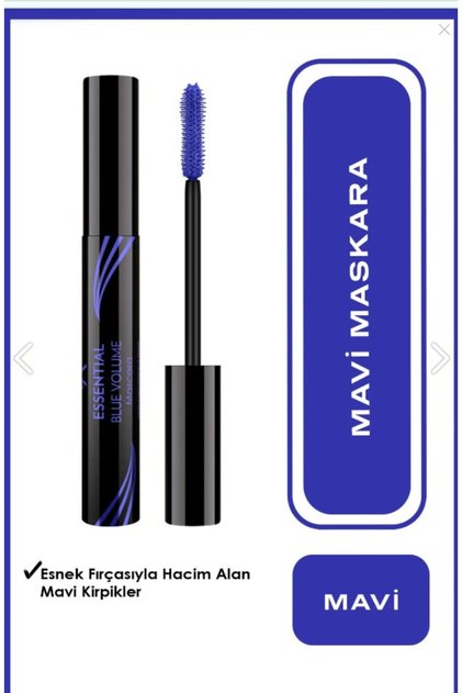 Essential Blue Volume Mascara Mavi Maskara 8,5 ml