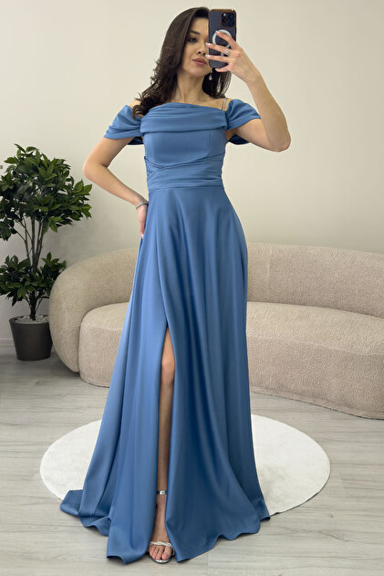 dress prom women beige Portia and Scarlett PS25608E Formal Fitted Slit Long Beaded Prom Dress –  The Dress Outlet main image 0