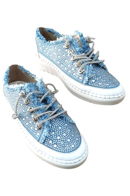 Aria 2410 Women's Stone Denim Sneaker Shoes