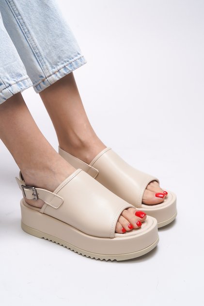 Alebwynn Women's Sandals 001273 Beige