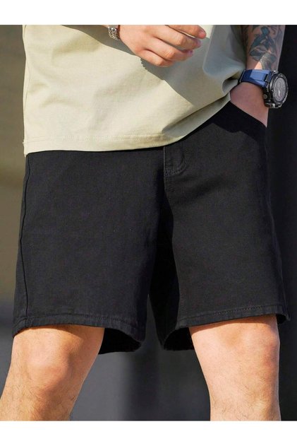 Regular Fit Men's Denim Shorts
