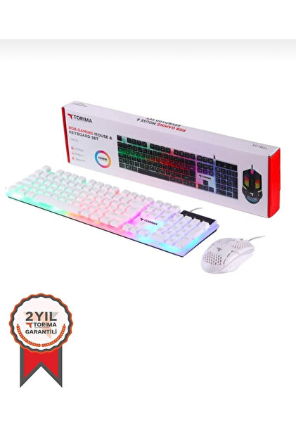 Torima Oyuncu Rgb Işıklı Kablolu Q Klavye Ve Mouse Seti TMK03