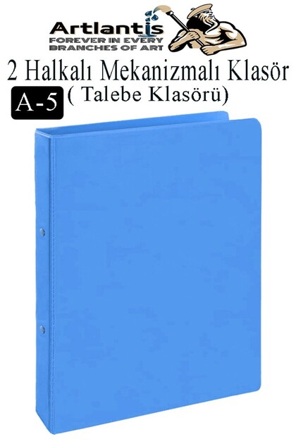 Artlantis 2 Halkalı Klasör 1 Adet A5 PVC Öğrenci ve Ofis Tipi