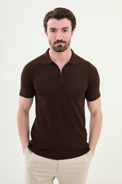 Knitwear POLO ZIPPERED COLLAR