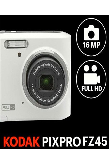 Kodak Pixpro FZ45 Dijital Fotoğraf Makinesi whıte - Fiyatı, Yorumları