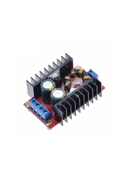 DC-DC Boost Converter 150W 10A | Ayarlanabilir Voltaj Yükseltici Devre (10-32V Giriş, 12-35V Çıkış)