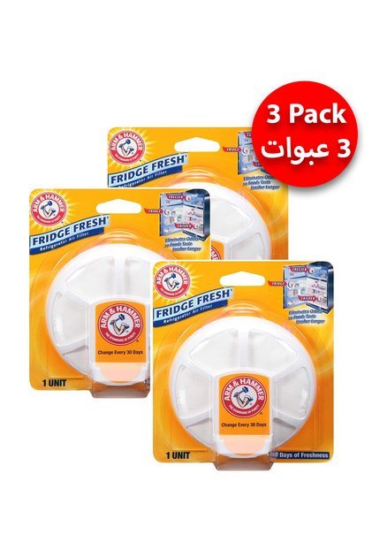 3-piece Arm & Hammer Fresh refrigerator deodorizer set
