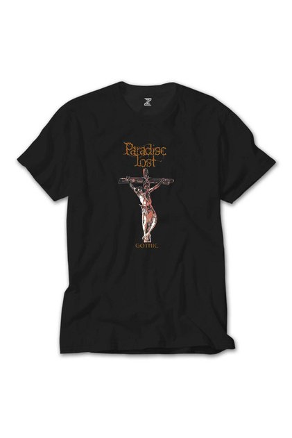 Черна тениска Paradise Lost Gothic