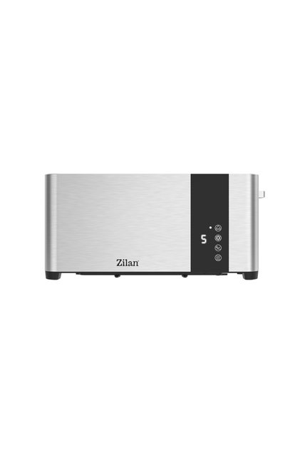 Тостер ZLN6234 Сребрист, дигитален и сензорен екран, мощност 1400W, неръждаема стомана
